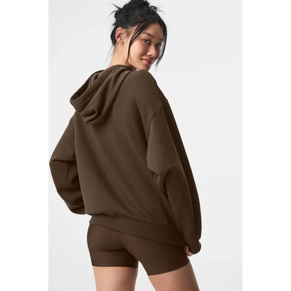 Alo Yoga Accolade Hoodie Espresso Size XXS New With Tags